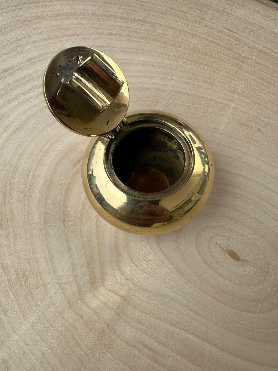 Brass cigarette ashtray