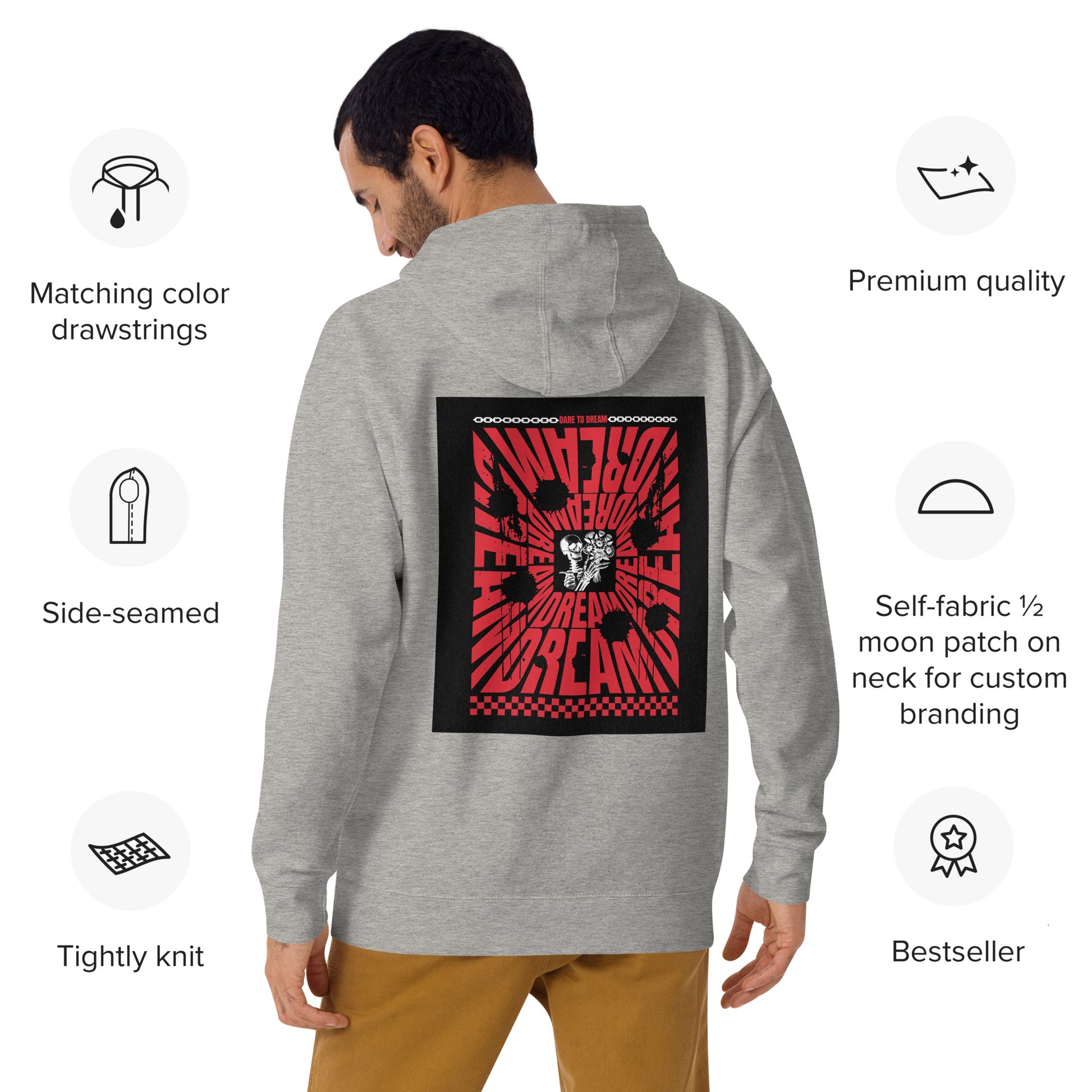 Arthur Gunn "Dare To Dream Series” Mens Hoodie