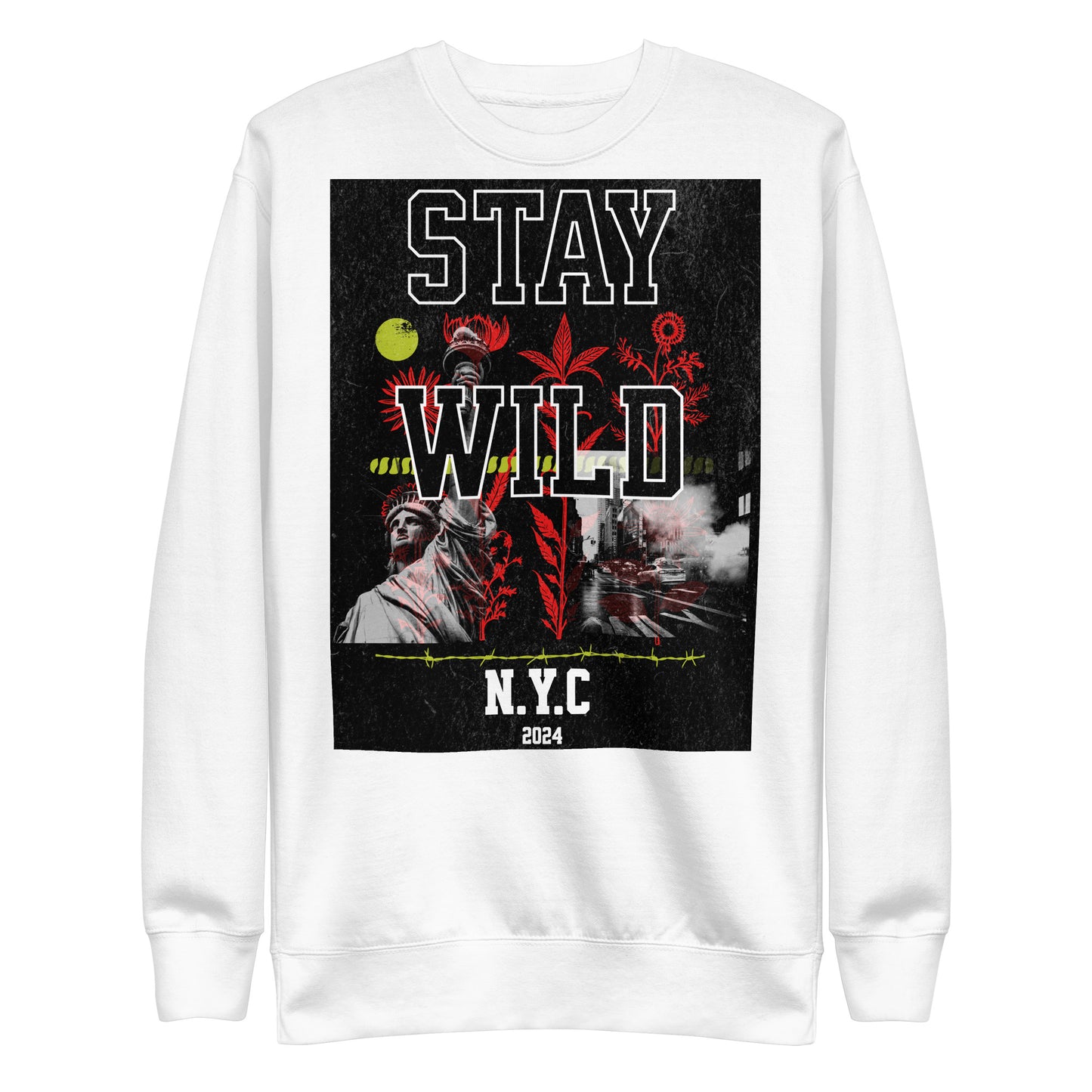 Arthur Gunn "Stay Wild N.Y.C 2024" Unisex Premium Sweatshirt